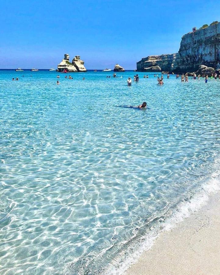 Torre Dell'Orso Centro - Villino Vista Mare Con Ampio Giardino Villa Eksteriør bilde